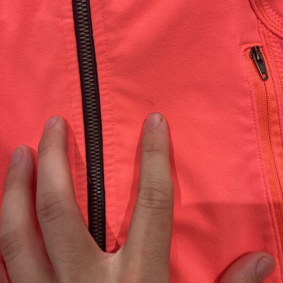LULULEMON WOMEN'S DEFINE JACKET Size 6 Bright Orange Black - Picture 3 of 9